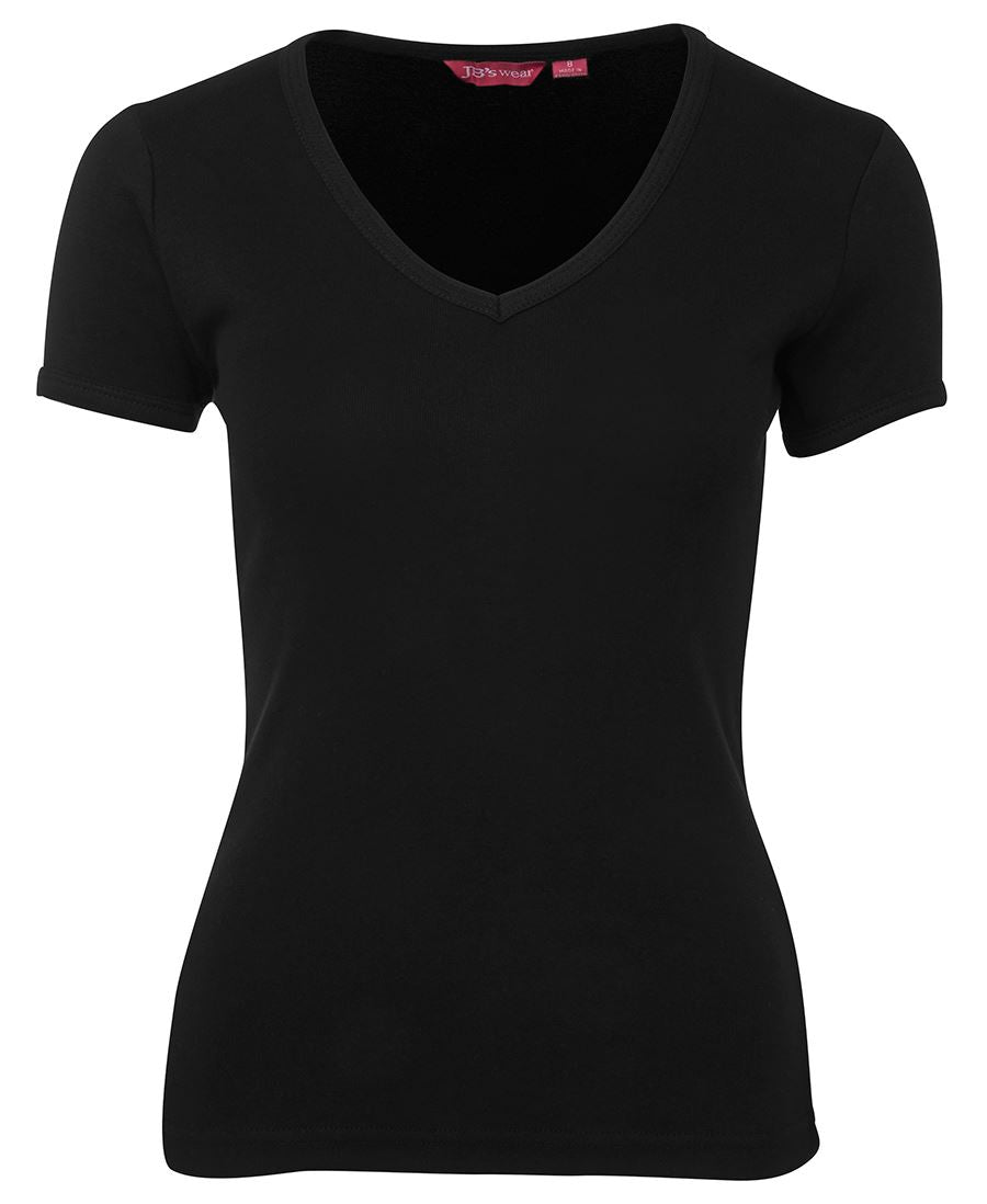 Jb's  Ladies V Neck Tee - 1LV
