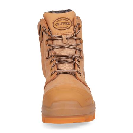 Oliver 54552Z stone zip sided boot angle 2