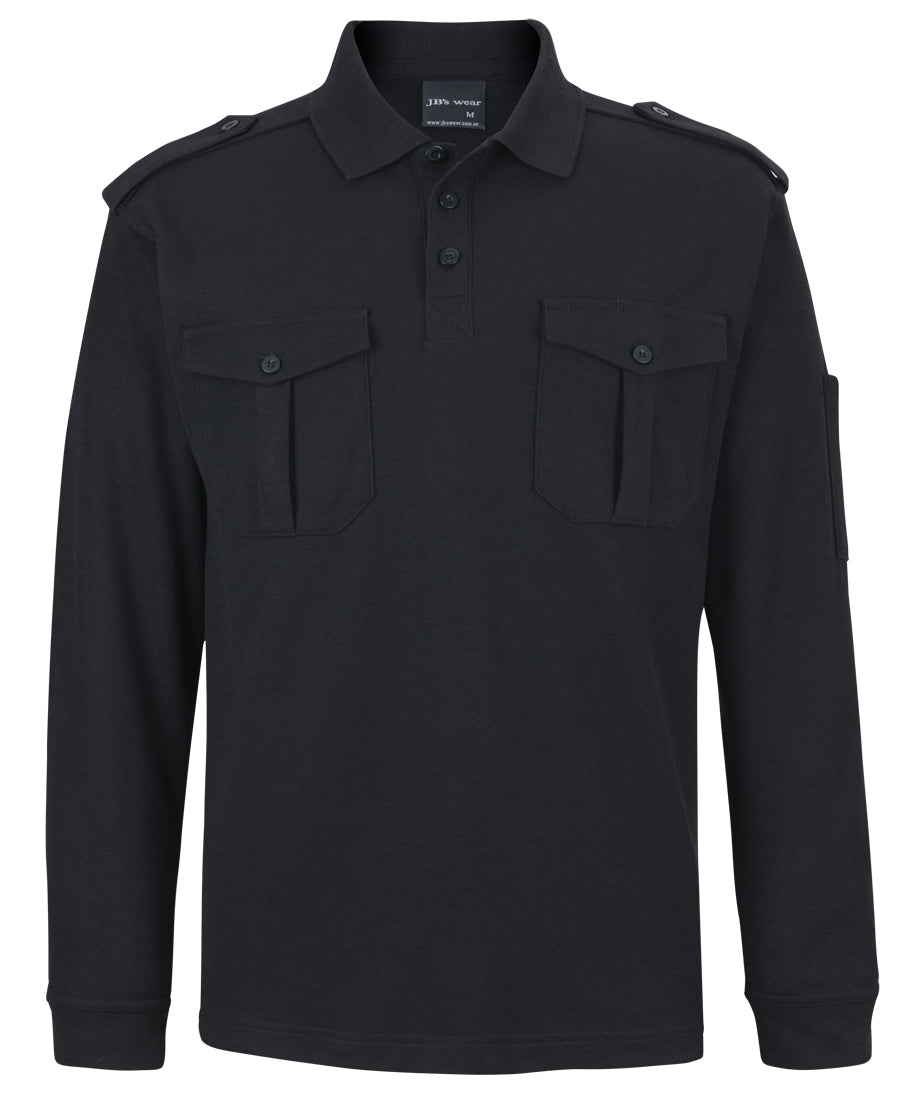 JBs JB's L/S 250 EPAULETTE POLO - 210EL