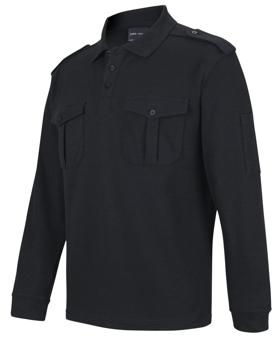 JBs JB's L/S 250 EPAULETTE POLO - 210EL