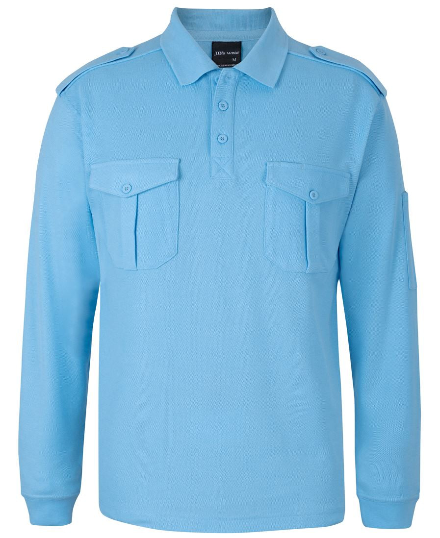 JBs JB's L/S 250 EPAULETTE POLO - 210EL
