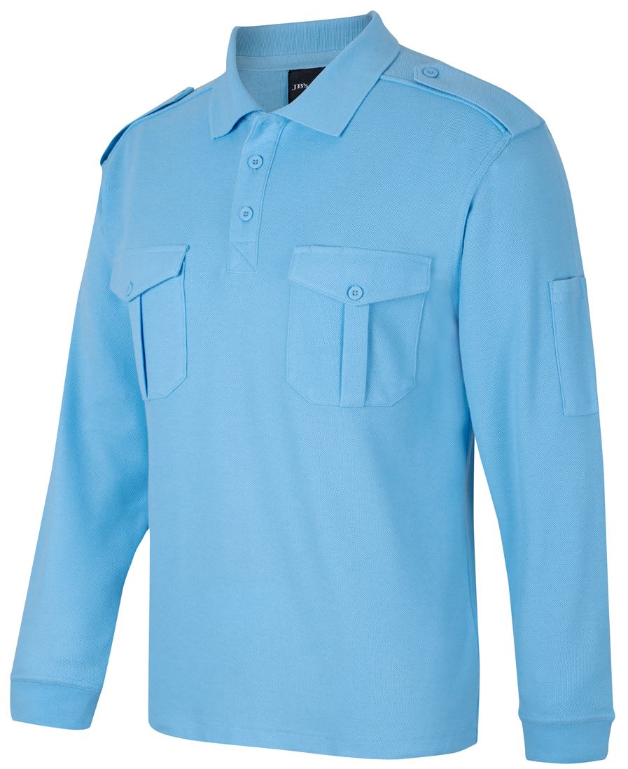 JBs JB's L/S 250 EPAULETTE POLO - 210EL