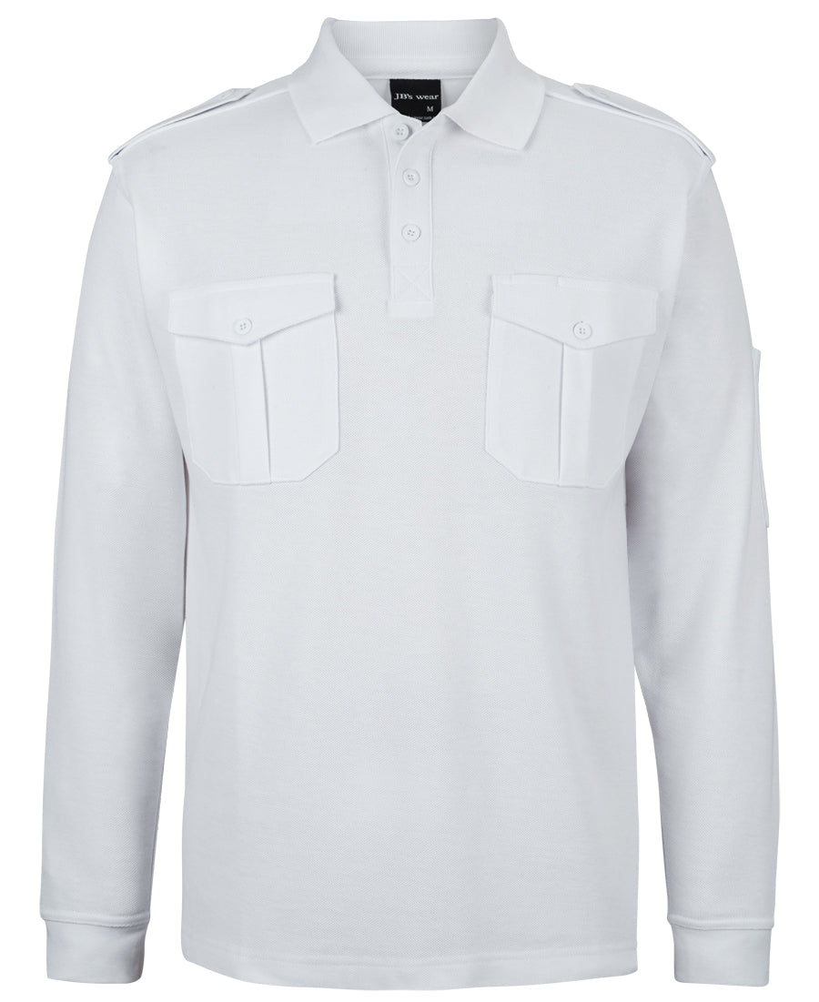 JBs JB's L/S 250 EPAULETTE POLO - 210EL