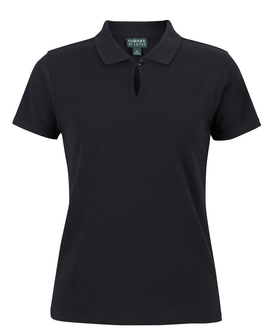 JBs C of C LADIES COTTON S/S STRETCH POLO - 2STS1