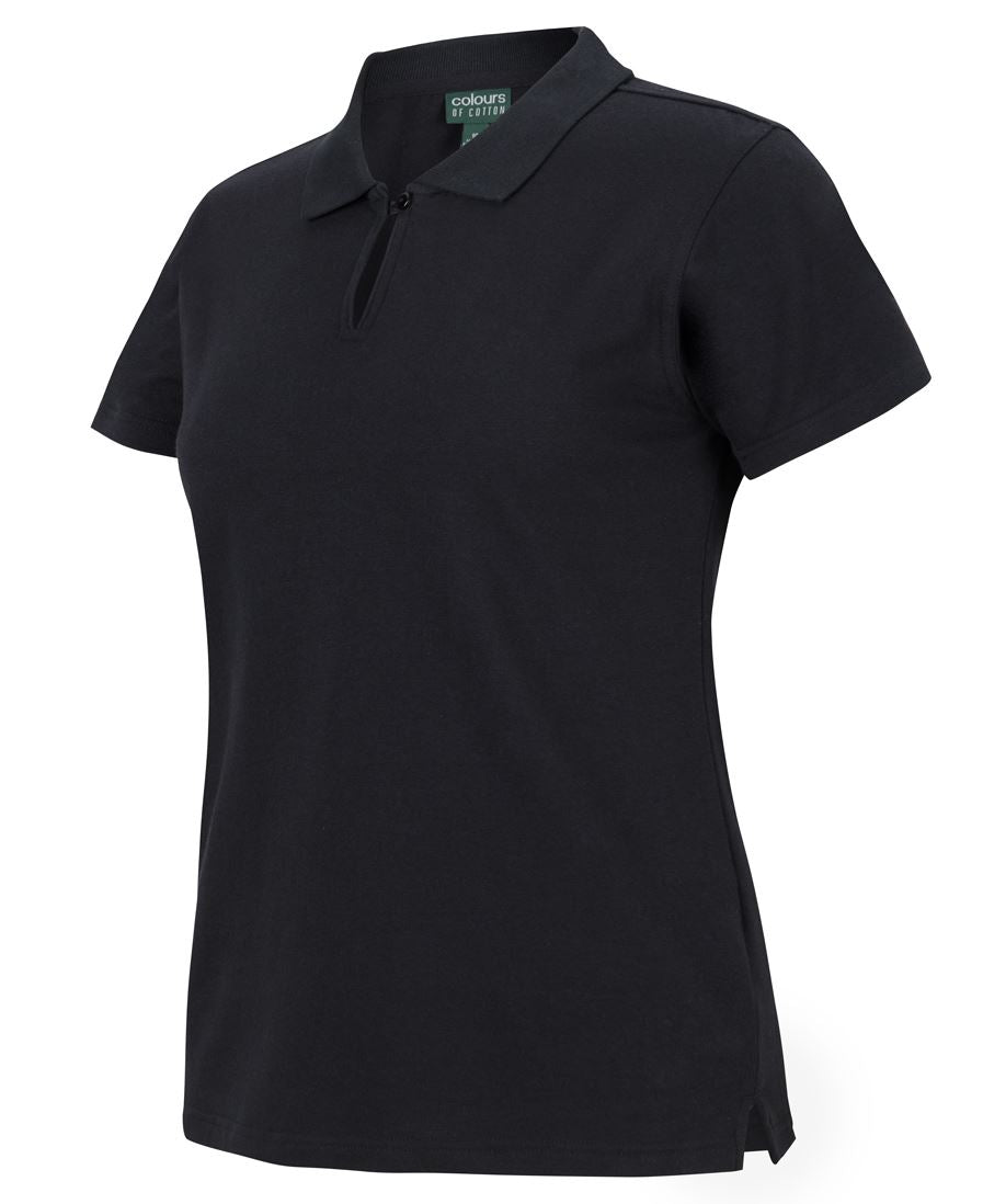 JBs C of C LADIES COTTON S/S STRETCH POLO - 2STS1