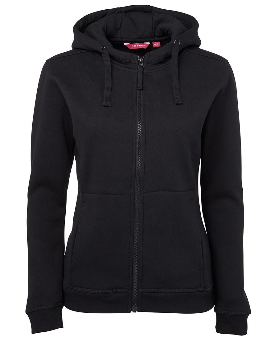 Jb's Ladies Full Zip Fleecy Hoodie - 3HJ1
