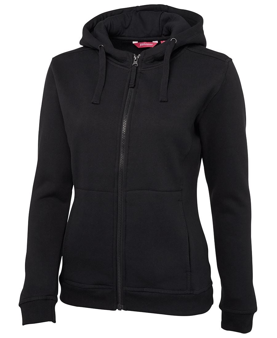 Jb's Ladies Full Zip Fleecy Hoodie - 3HJ1