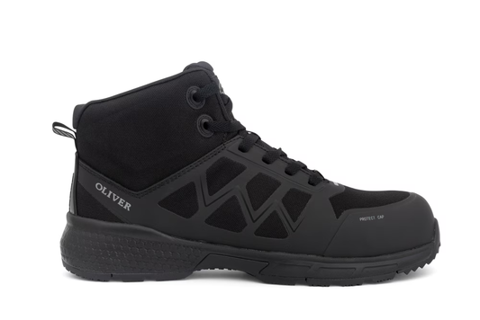 OLIVER 40825 Black JOGGER ANKLE BOOT