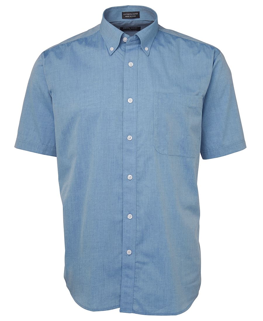 Jb's  S/s Fine Chambray Shirt - 4FCSS