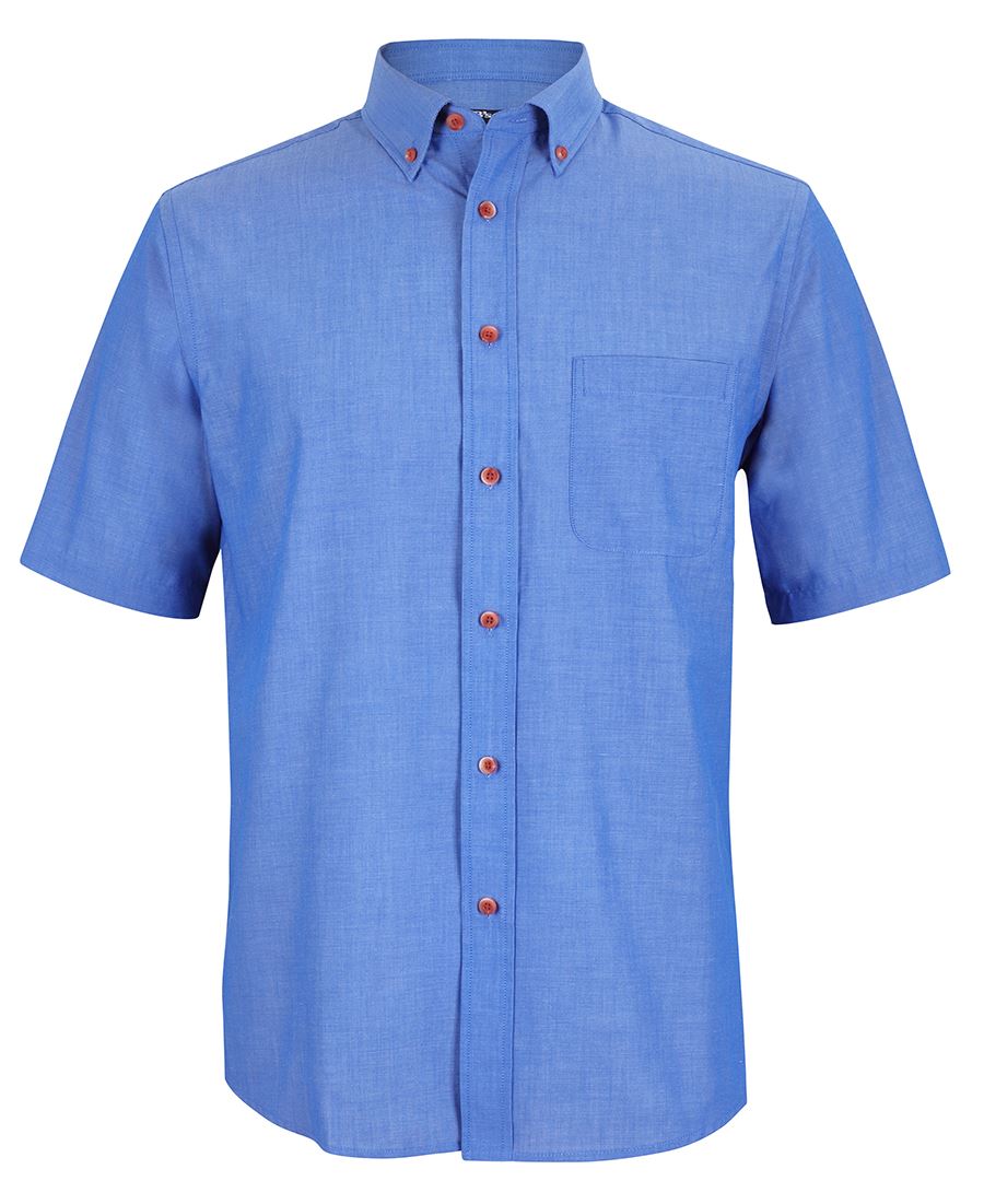 Jb's  L/s Indigo Chambray Shirt - 4ICS
