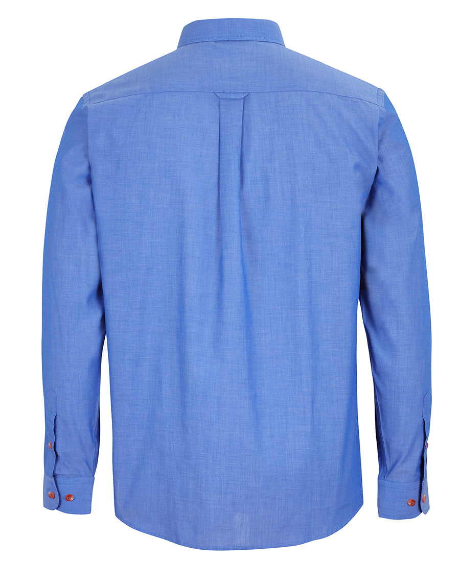 Jb's  L/s Indigo Chambray Shirt - 4IC