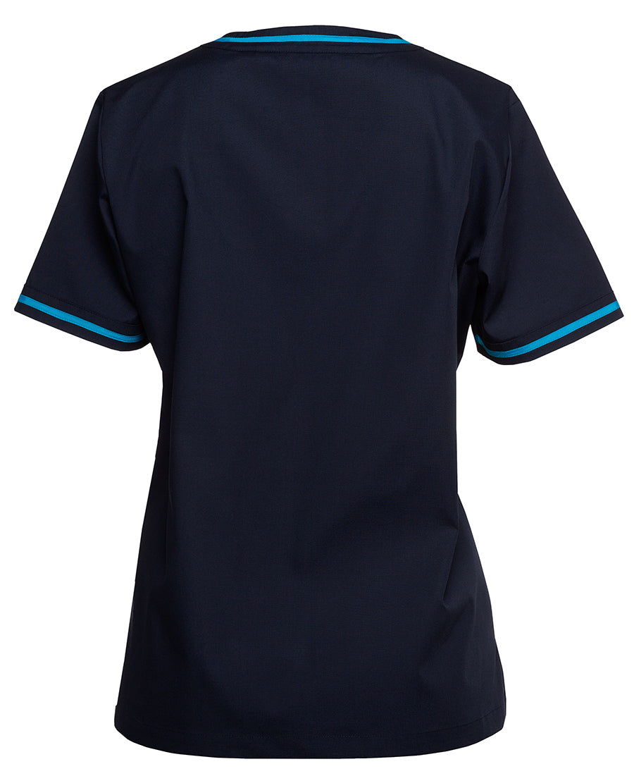 Jb's  Contrast Ladies Scrubs Top - 4SCT1
