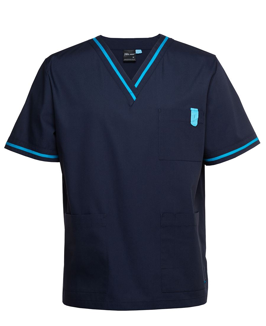 Jb's  Contrast Unisex Scrubs Top - 4SCT