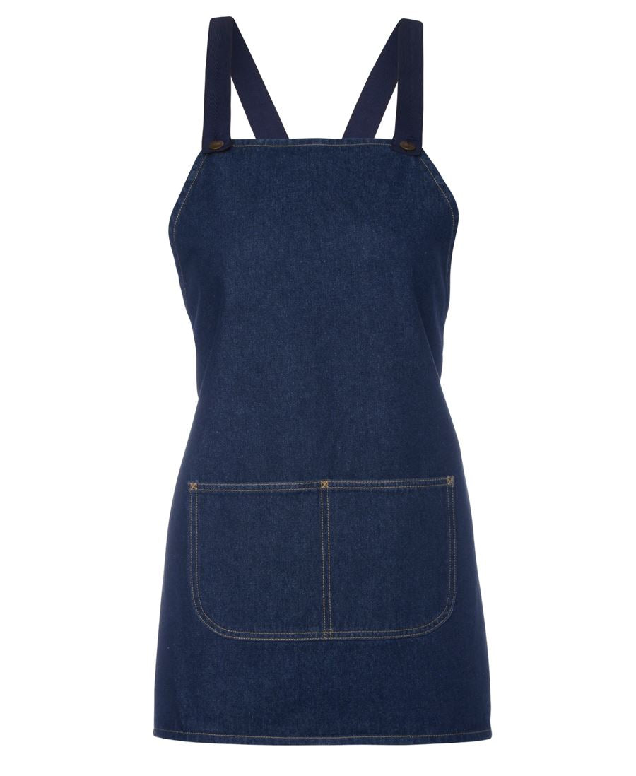Jb's Cross Back 65x71 Bib Denim Apron (Without Strap) - 5ACBB