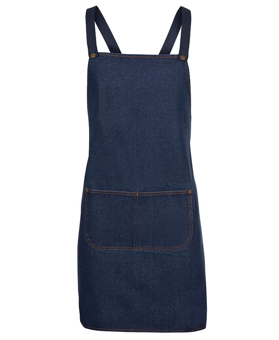 Jb's  Cross Back Denim Apron (Without Strap) - 5ACBD