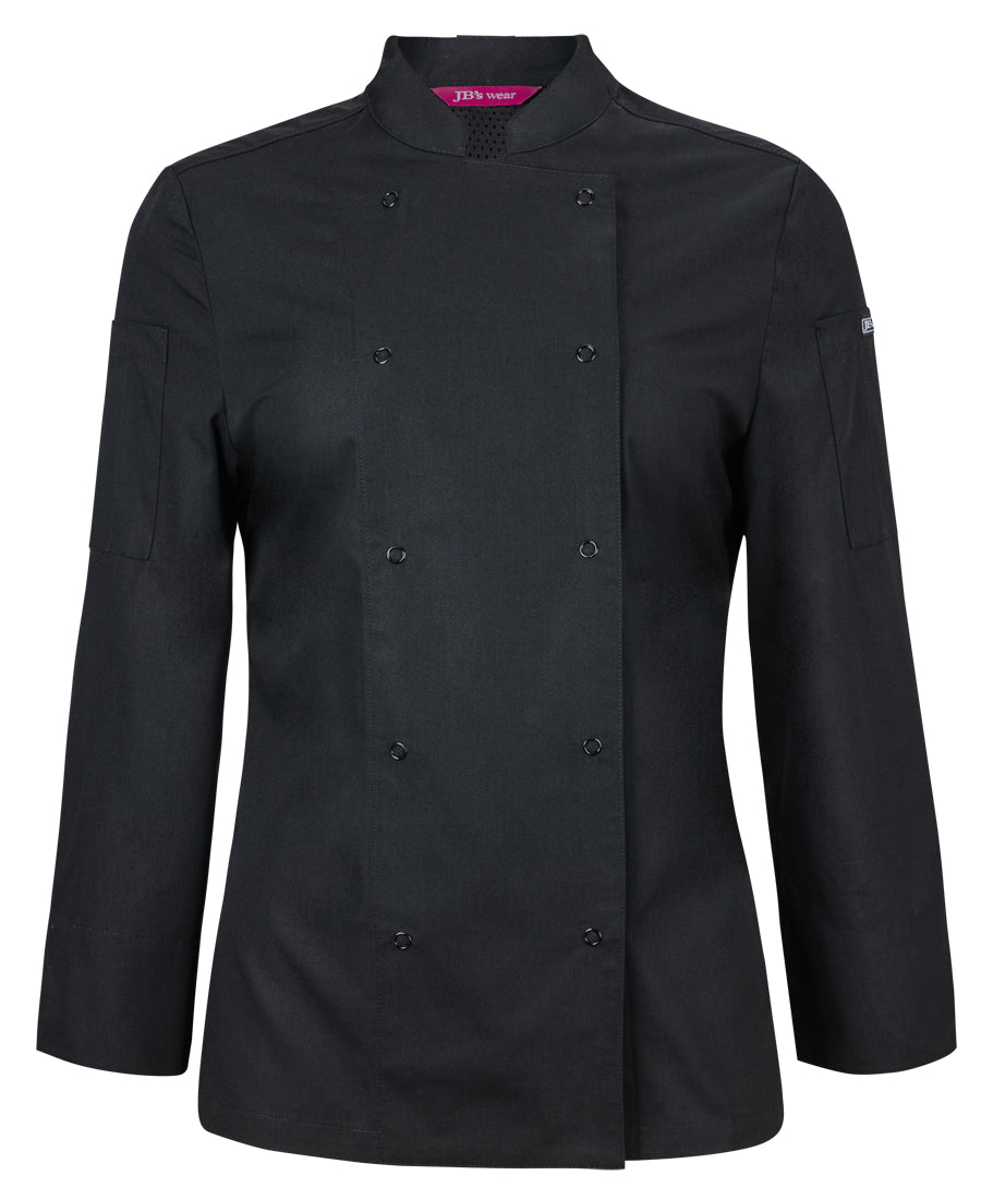JBs JB's LADIES L/S SNAP BUTTON CHEFS JACKET - 5CJL1