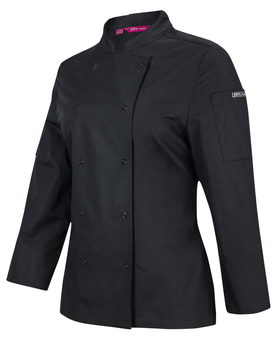 JBs JB's LADIES L/S SNAP BUTTON CHEFS JACKET - 5CJL1
