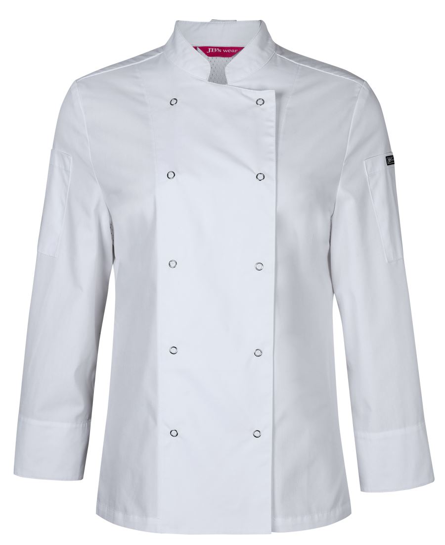 JBs JB's LADIES L/S SNAP BUTTON CHEFS JACKET - 5CJL1