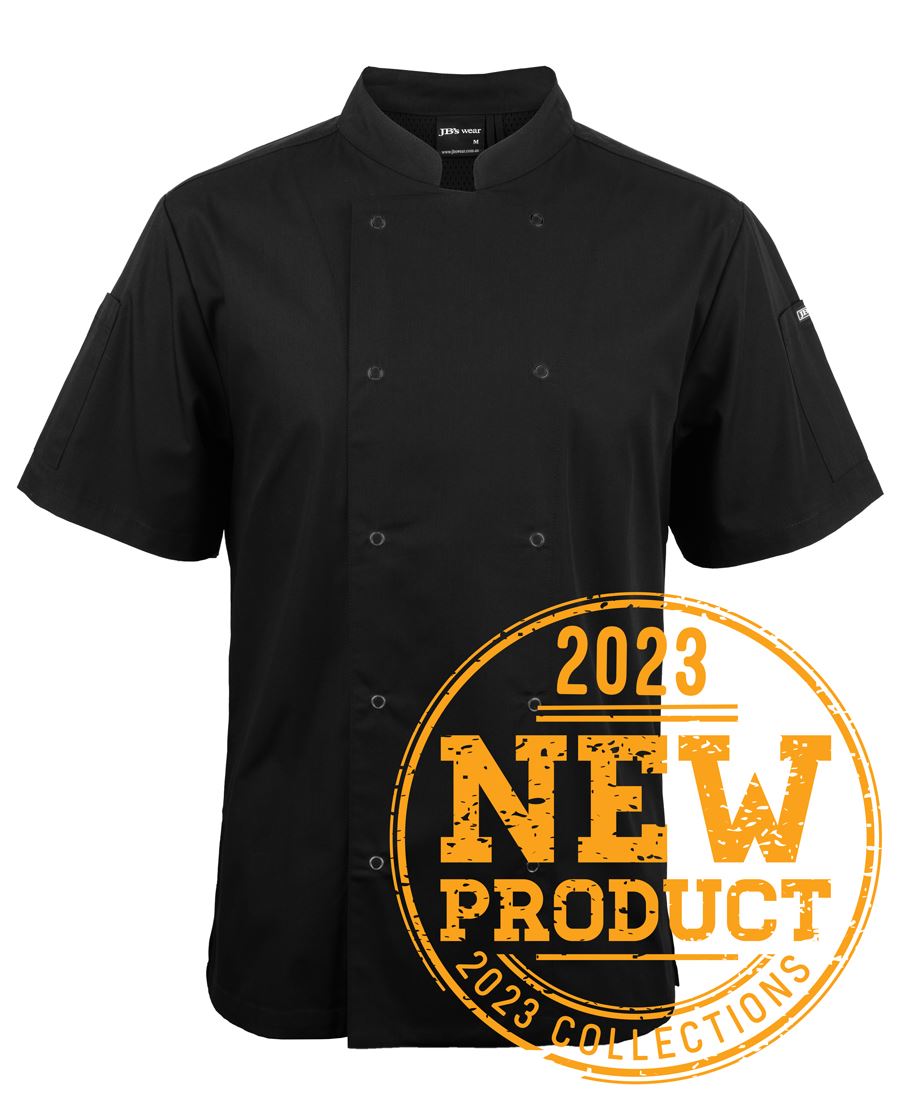 Jb's S/s Snap Button Chefs Jacket - 5CJS
