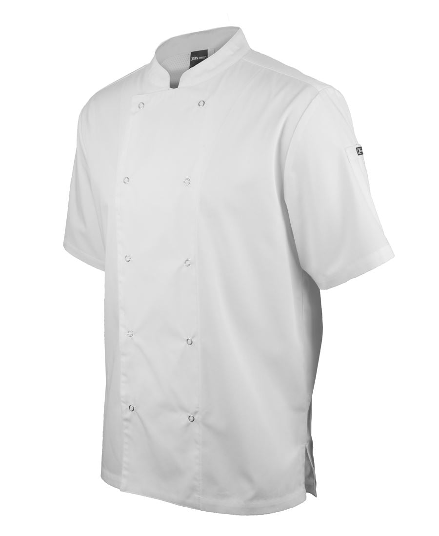 Jb's S/s Snap Button Chefs Jacket - 5CJS