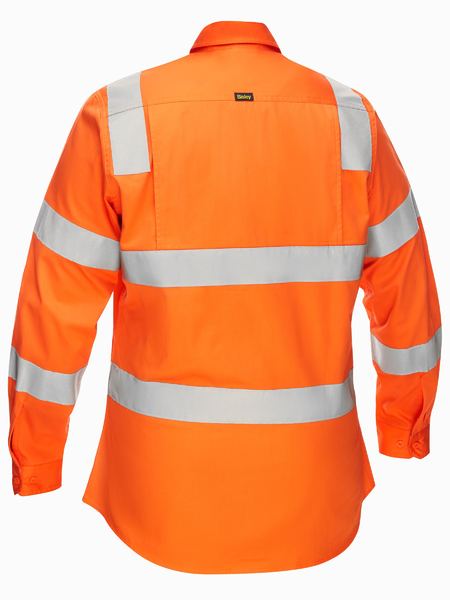 BISLEY Women's Taped Biomotion Cool Lightweight Hi Vis Shirt - BL6016T