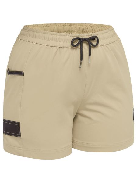 Bisley WOMEN'S FLX & MOV 4-WAY STRETCH ELASTIC WAIST SHORT - BSHL1331