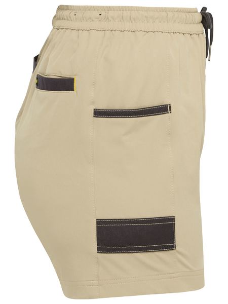 Bisley WOMEN'S FLX & MOV 4-WAY STRETCH ELASTIC WAIST SHORT - BSHL1331