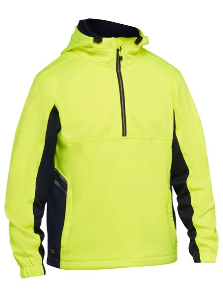 BISLEY Hi Vis Liquid Repellent Fleece Hoodie - BK6571