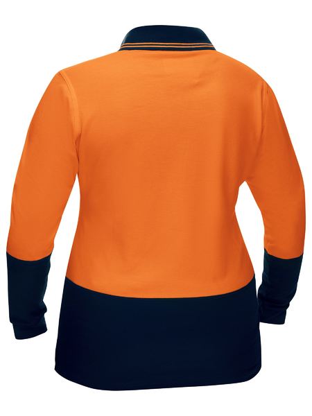BISLEY Women's Hi Vis V-Neck Polo - BKL6234