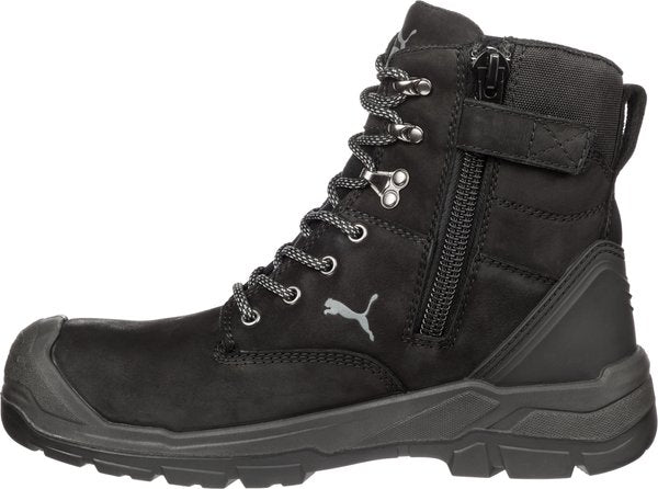PUMA SAFETY CONQUEST BLACK WITH ZIP-630737