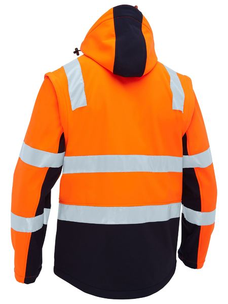 BISLEY Taped Two Tone Hi Vis 3 in 1 Soft Shell Jacket - BJ6078T