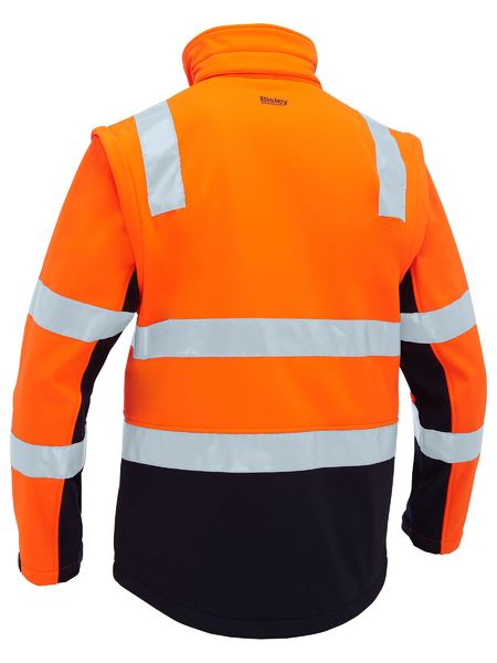 BISLEY Taped Two Tone Hi Vis 3 in 1 Soft Shell Jacket - BJ6078T