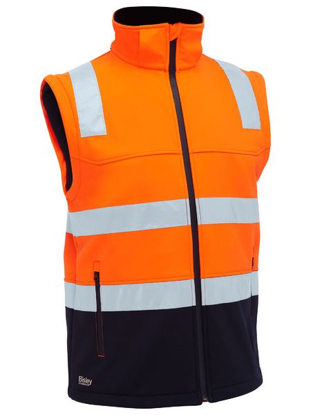 BISLEY Taped Two Tone Hi Vis 3 in 1 Soft Shell Jacket - BJ6078T