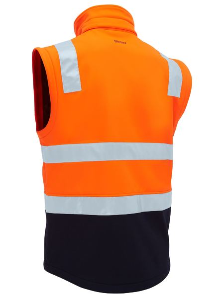 BISLEY Taped Two Tone Hi Vis 3 in 1 Soft Shell Jacket - BJ6078T