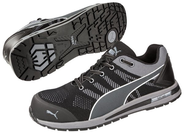 PUMA SAFETY ELEVATE KNIT BLACK/GREY-643167