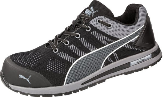 PUMA SAFETY ELEVATE KNIT BLACK/GREY-643167