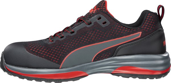 PUMA SAFETY SPEED CLOUD BLACK/RED-644497