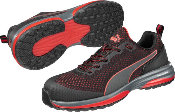 PUMA SAFETY SPEED CLOUD BLACK/RED-644497
