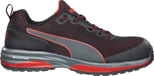 PUMA SAFETY SPEED CLOUD BLACK/RED-644497