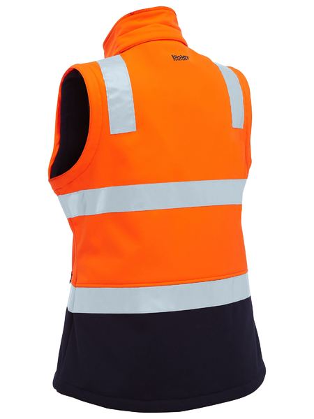 BISLEY Women's Taped Two Tone Hi Vis 3-in-1 Soft Shell Jacket - BJL6078T