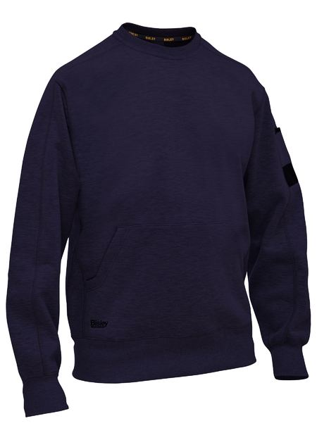 BISLEY Work Fleece Crew Neck Jumper - BK6723