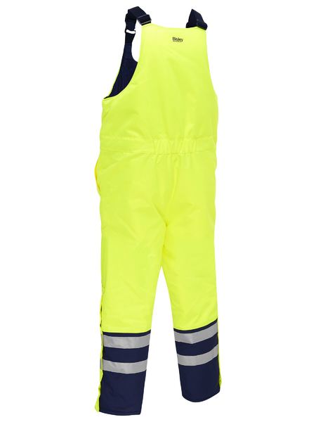 BISLEY Taped Hi Vis Freezer Bib & Brace Coverall - BAB6452T