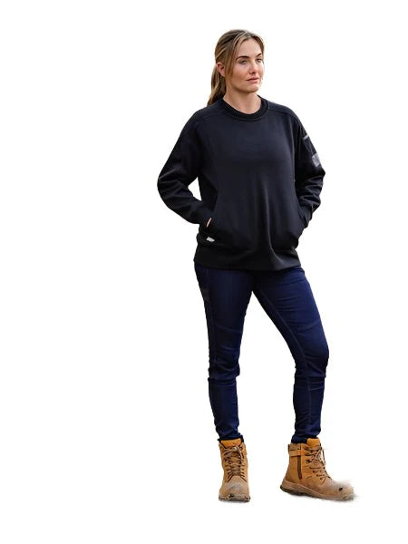 BISLEY Women's Fleece Crew Neck Jumper - BKL6723