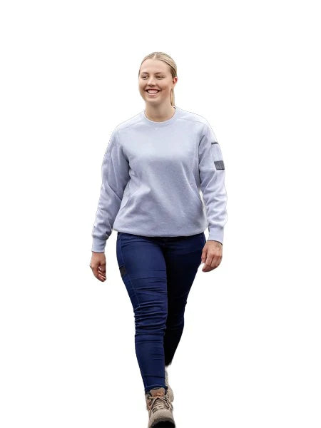 BISLEY Women's Fleece Crew Neck Jumper - BKL6723