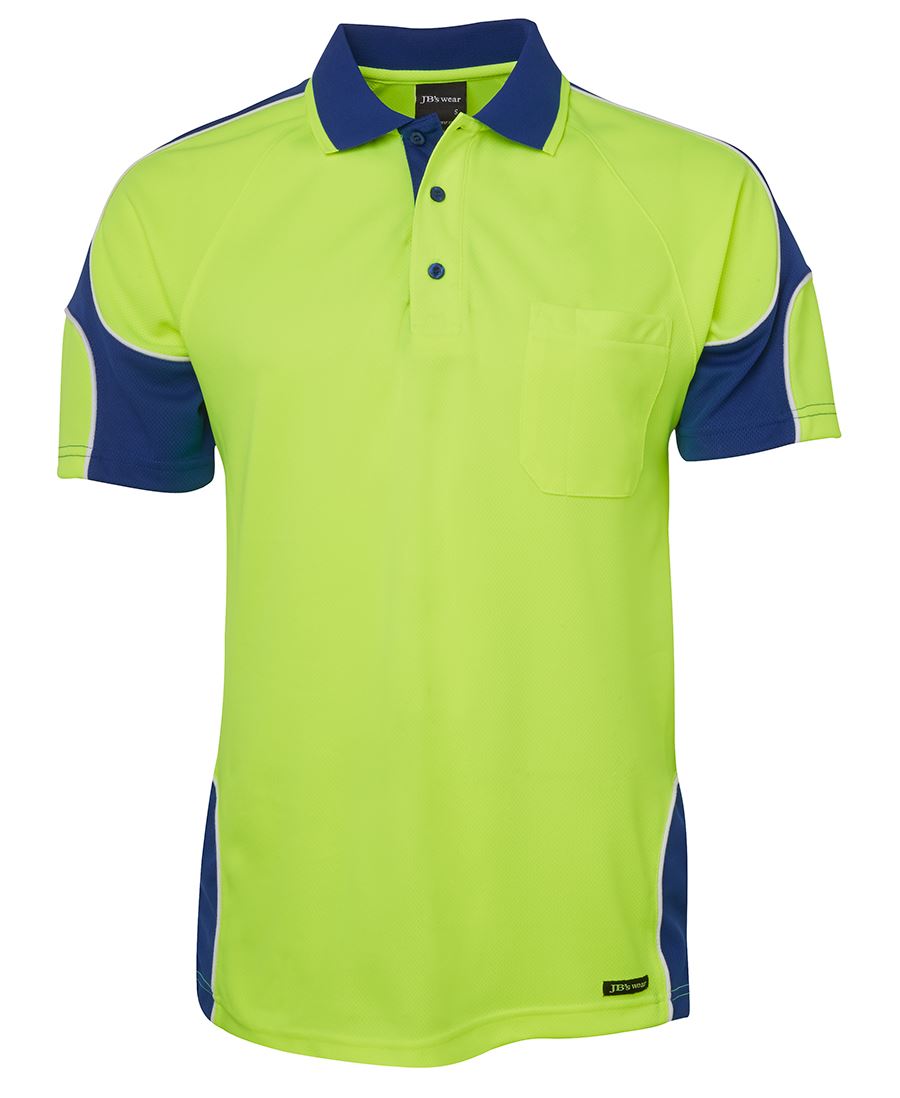 Jb's Hi Vis 4602.1 S/s Arm Panel Polo - 6AP4S