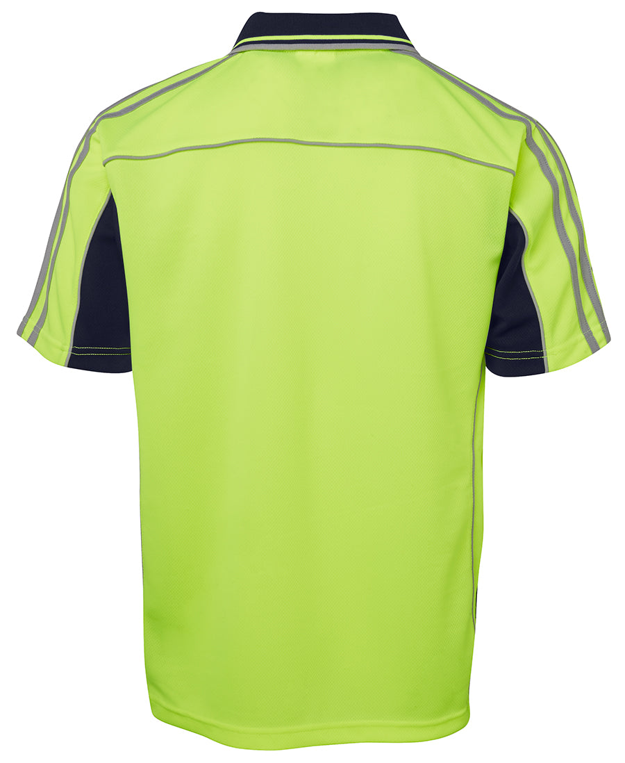 Jb's Hi Vis 4602.1 S/s Arm Tape Polo - 6AT4S