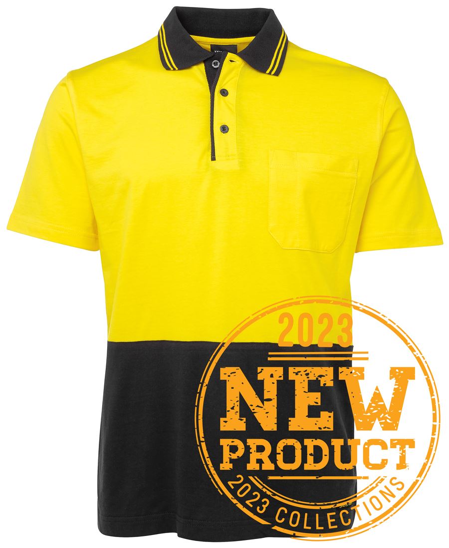 Jb's Hi Vis S/s Cotton Polo - 6CPHV