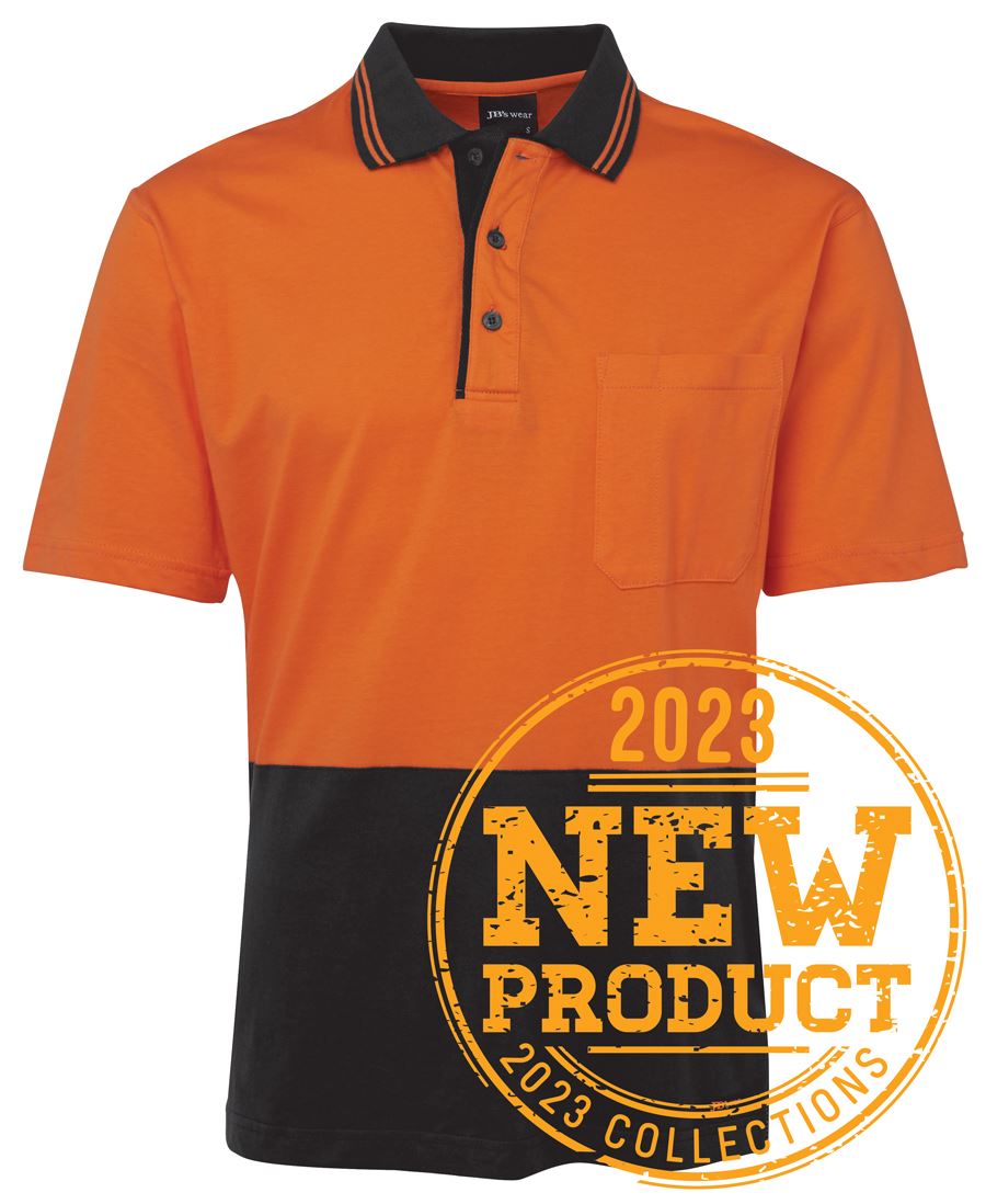 Jb's Hi Vis S/s Cotton Polo - 6CPHV