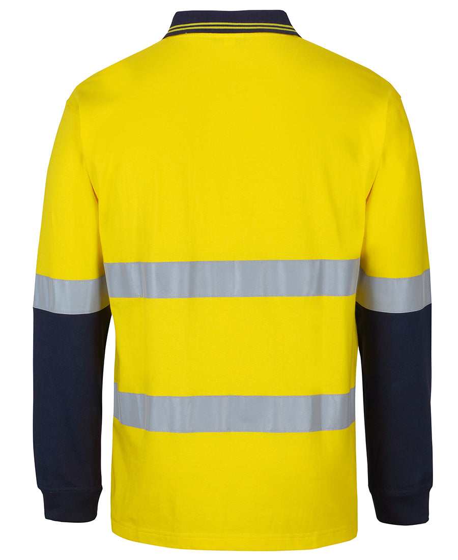 Jb's Hi Vis(D+n) L/s Cotton Polo - 6DCPL