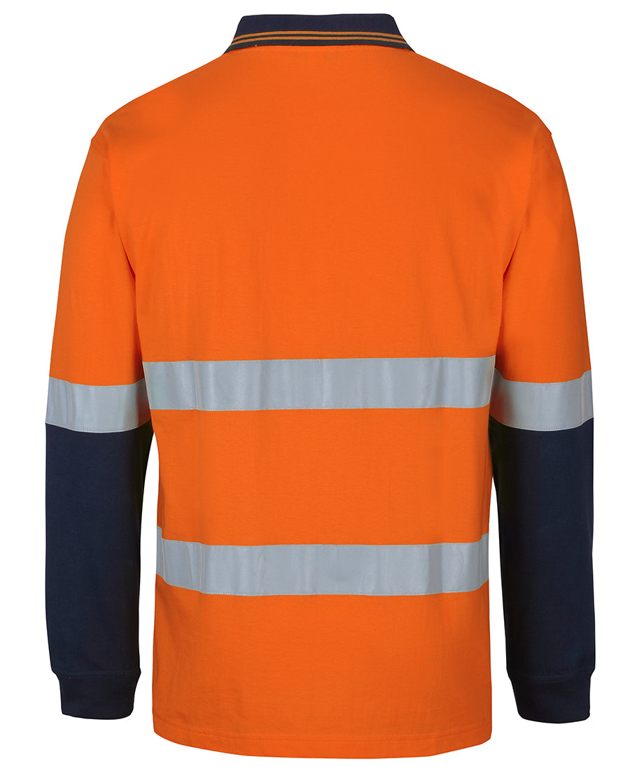 Jb's Hi Vis(D+n) L/s Cotton Polo - 6DCPL
